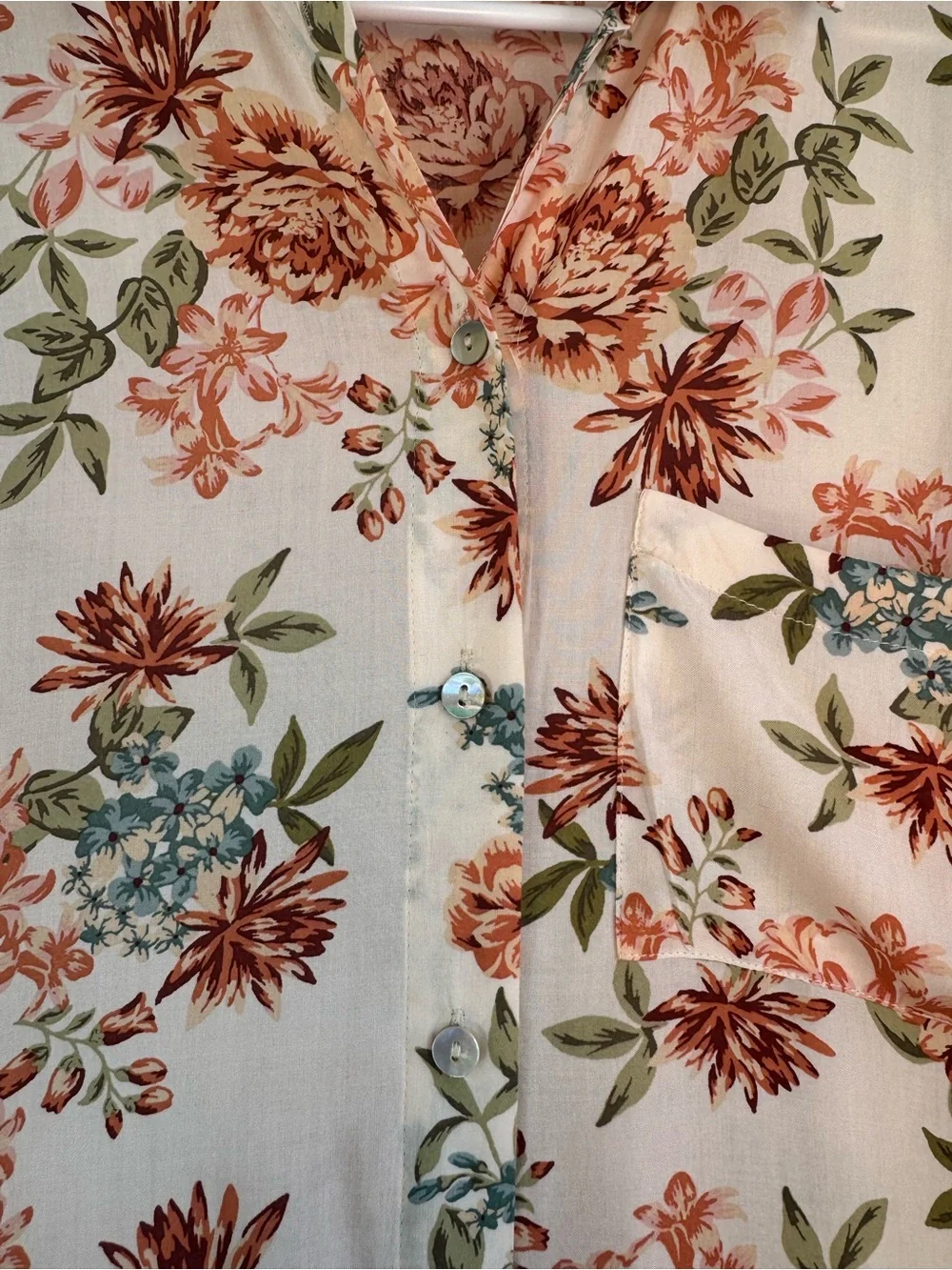 ZARA Prairie Floral Button Front Dress - Picture 10 of 17